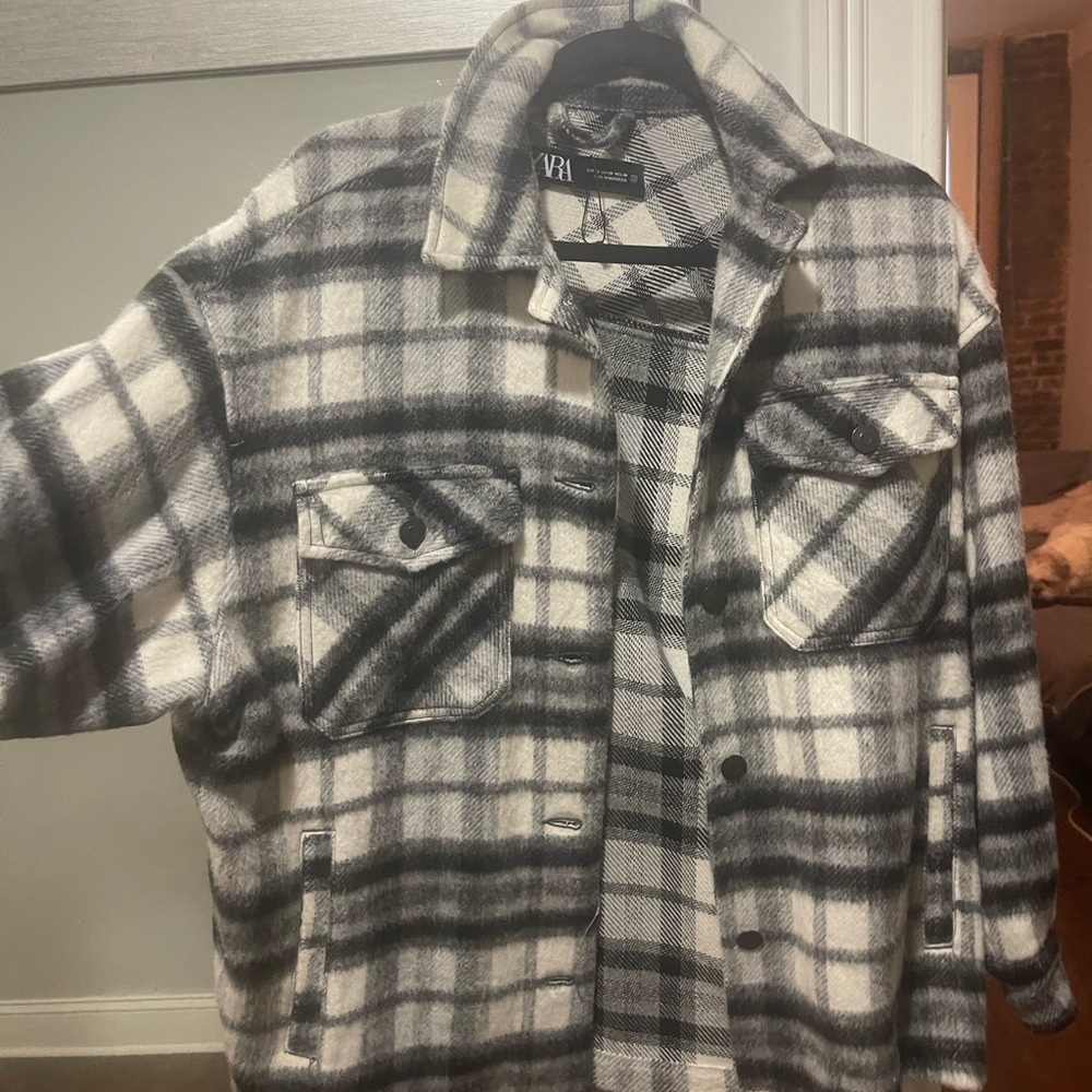 Zara wool flannel worn twice